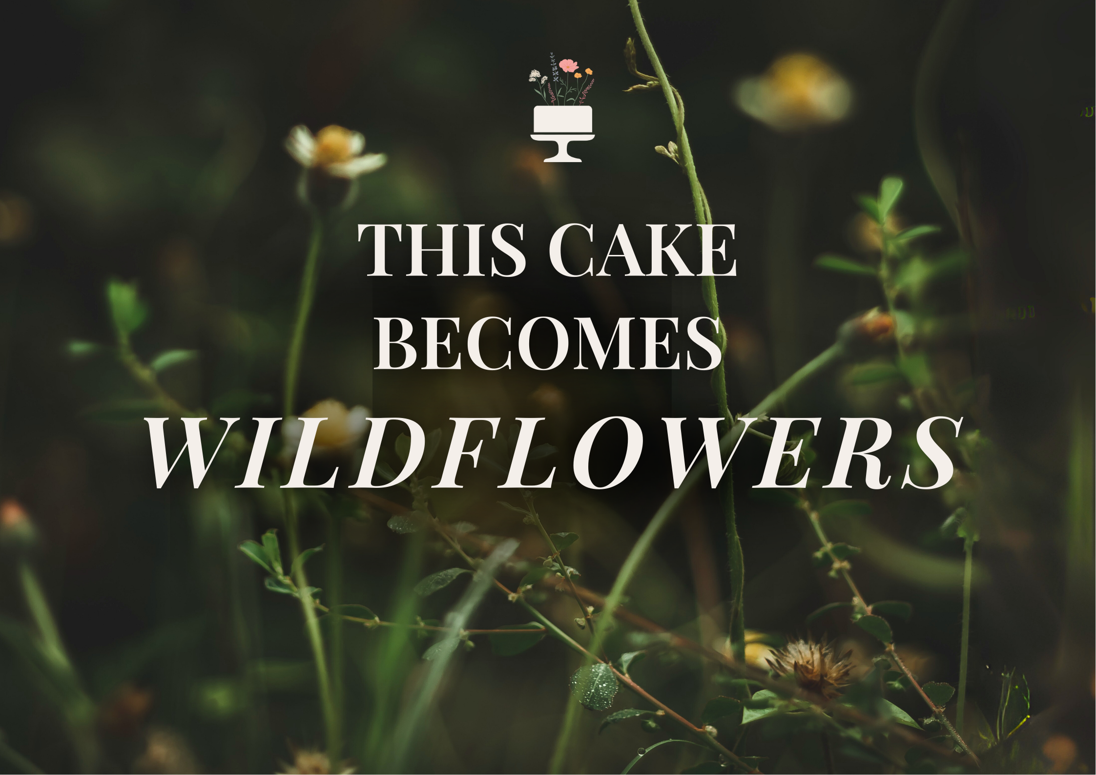 How to Present a Flowering Cake Tier at Wedding Fairs